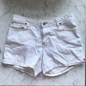 Polo Ralph Lauren white jean shorts